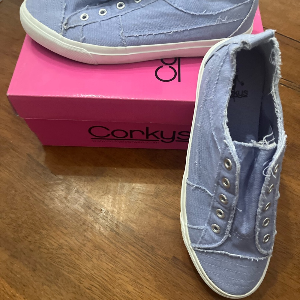 Corkys Women's Blue Sneakers